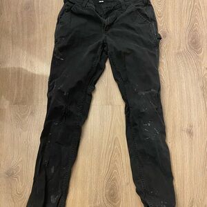 Carhartt Women's Black Straight Leg Jeans